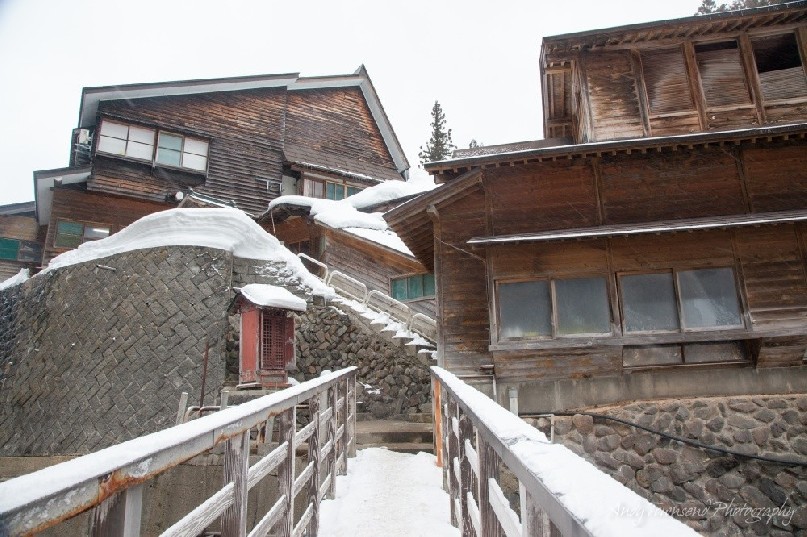 The Korakukan Ryokan in Jigokudani (Hell’s Valley) in the mountains of Nagano prefecture, Japan