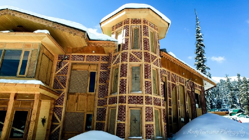 The gondola building in Gulmarg.
