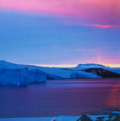 Framed Canvas Print - Mawson Coast